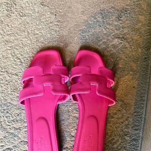 Pink Slide Sandals